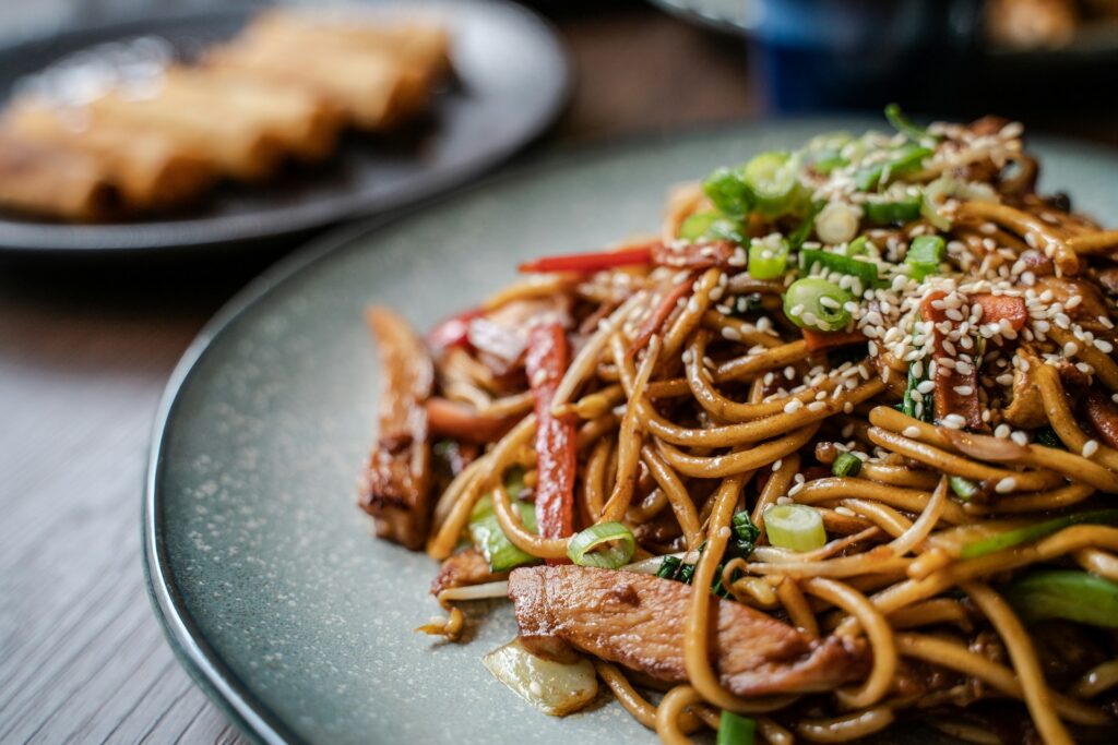 chicken lo mein